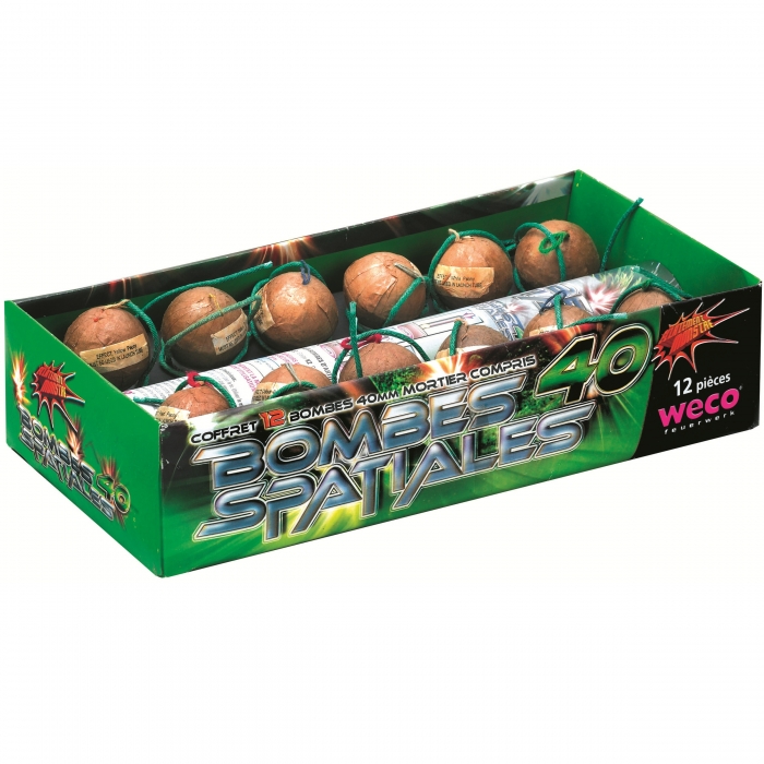 Bombe de feu d'artifice calibre 200mm K4 C4 Filet d'or