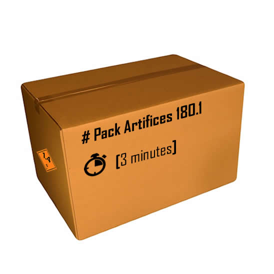 Pack artifices 180.1 gls