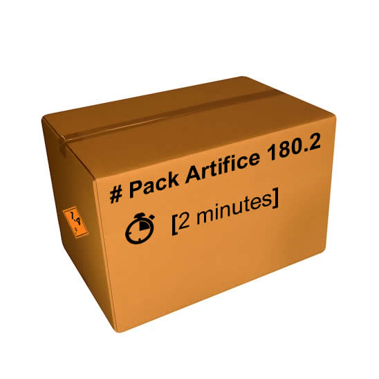 Pack artifices 180.2 net