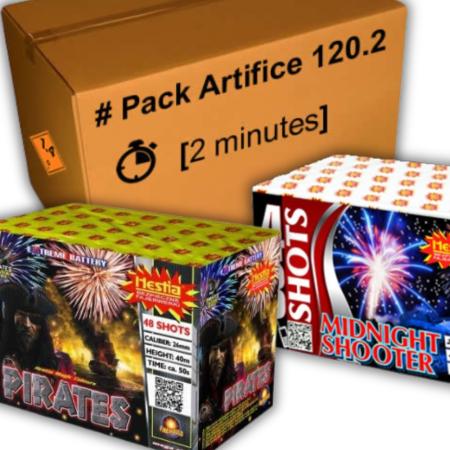 Feu d'Artifice Fire Pack - 3 feux Compact dans une boite