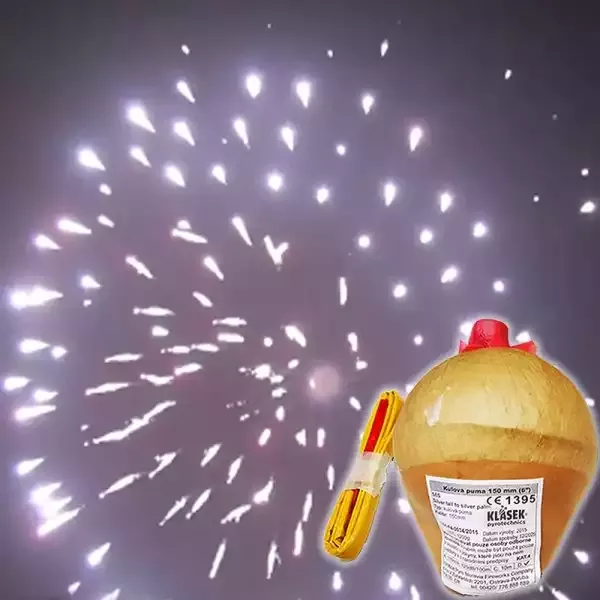 150mm ghost silver to red