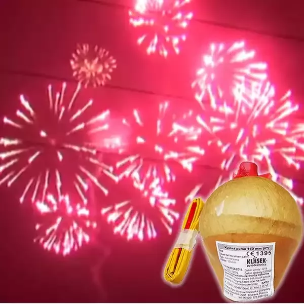 150mm silver tail to thousanf red wave