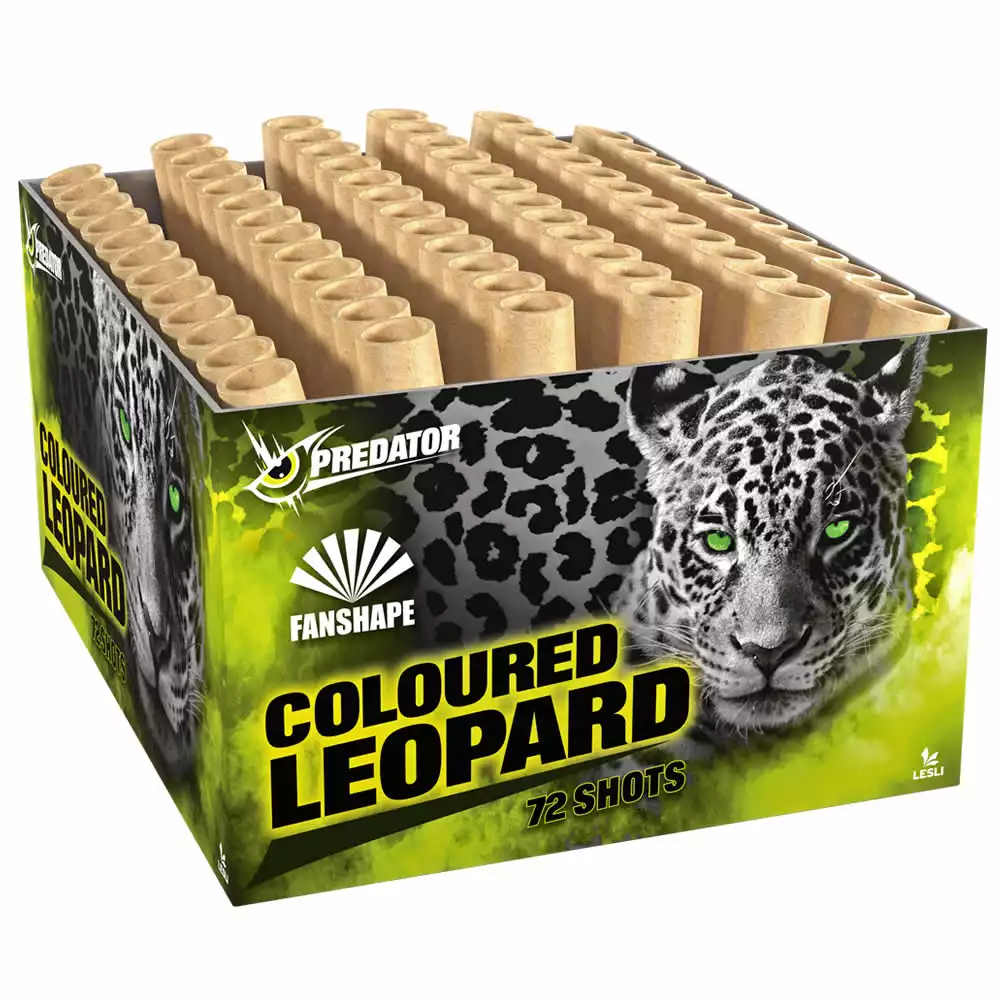 Coloured leopard