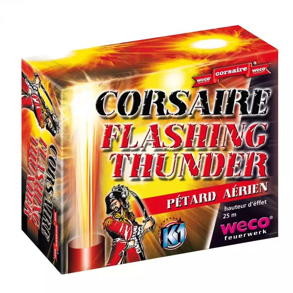 Corsaire flashing thunder pétard aérien