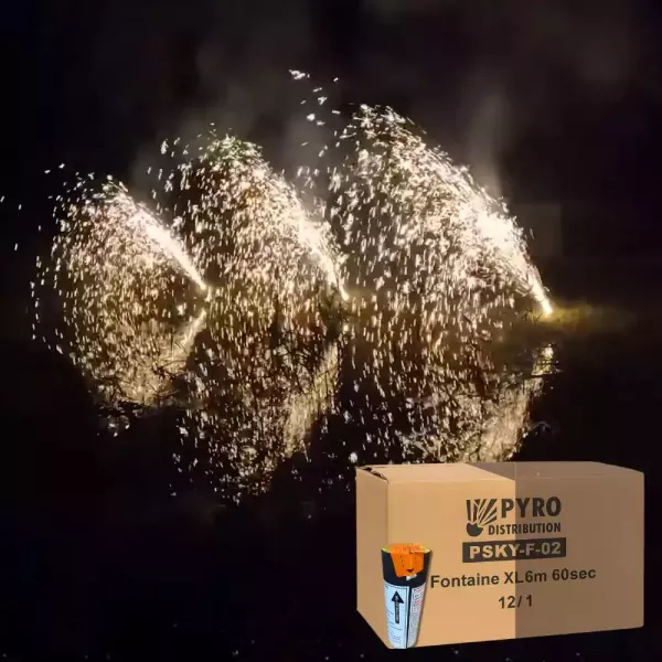 Demi carton de fontaine xl - 6m 60sec