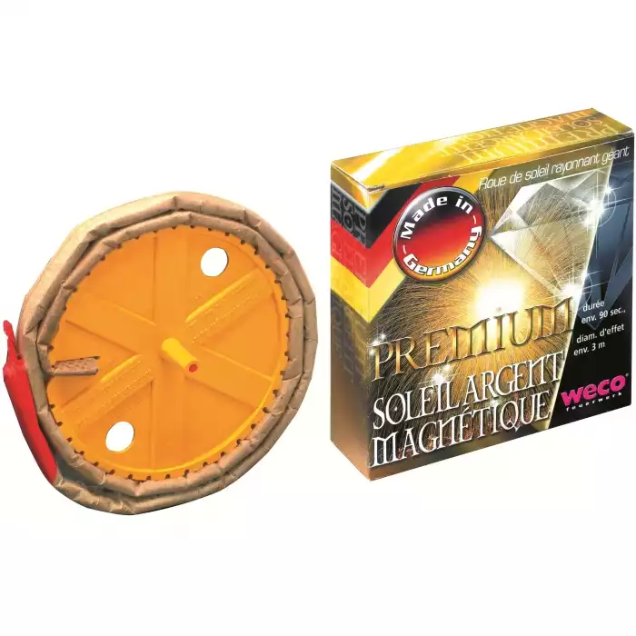 Soleil argent magnétique