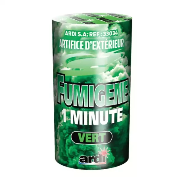 Fumigène vert 1min