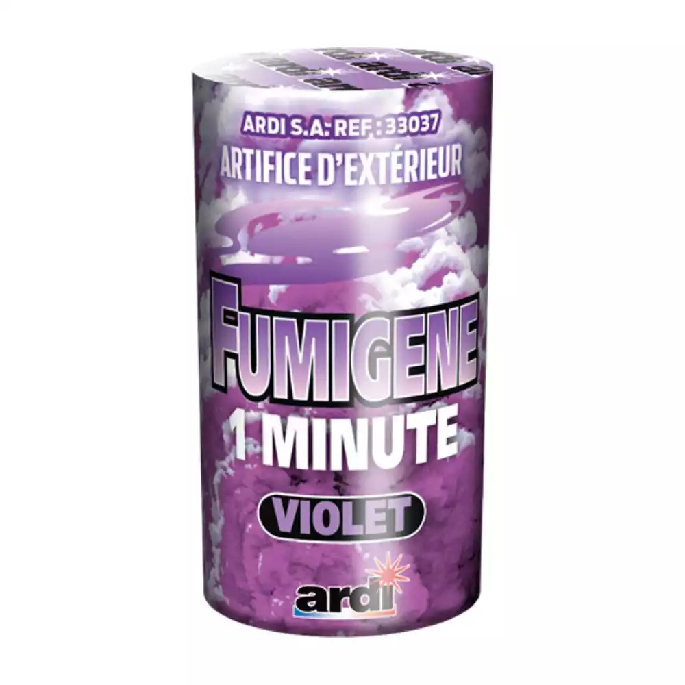 Fumigne violet 1min