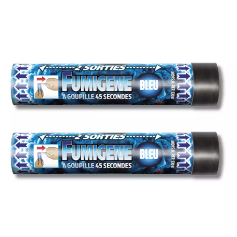Fumigènes bleus à goupille 