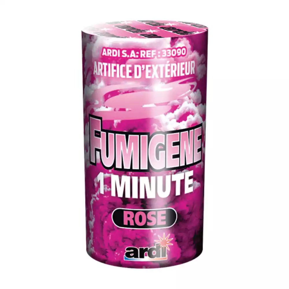 Fumigne rose 1min