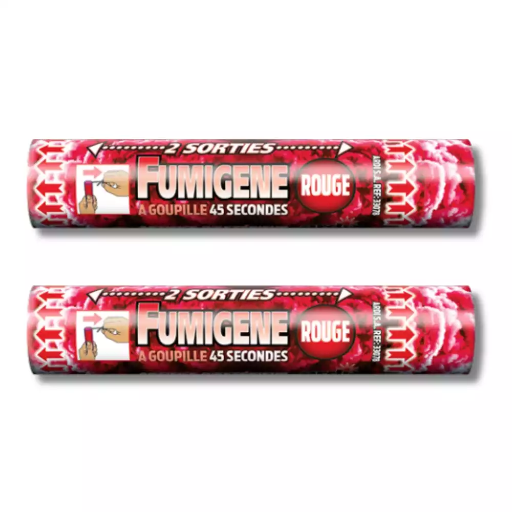 Fumigènes rouges à goupille
