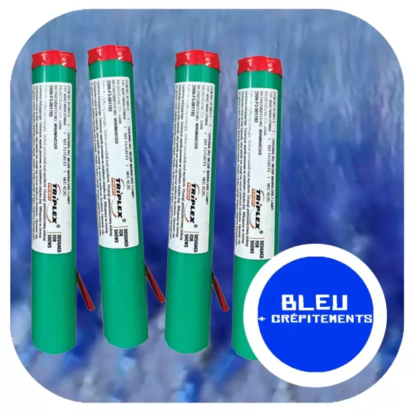 4 monocoups de jour bleu déto