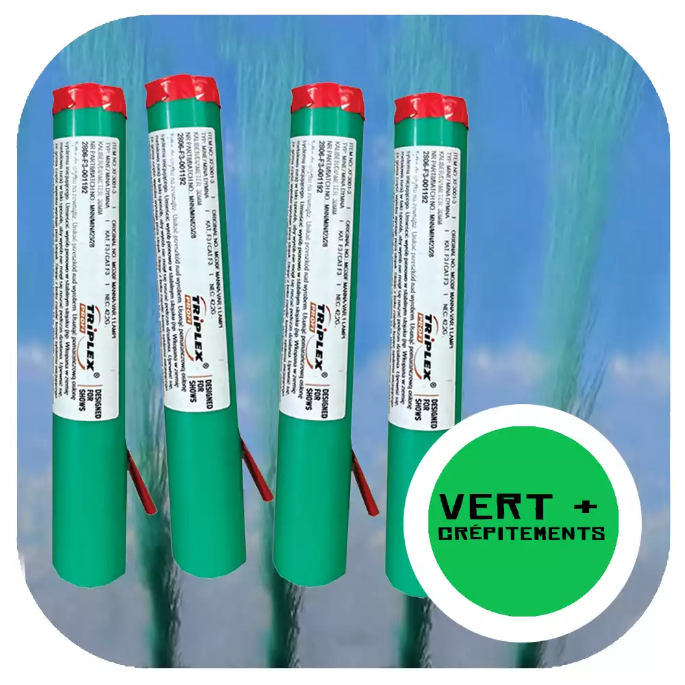 4 monocoups de jour vert déto