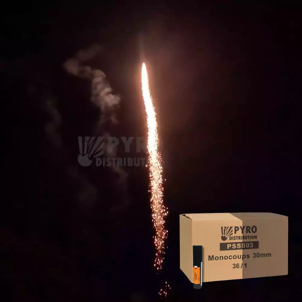 Demi carton de monocoups queue de tigre dorée 