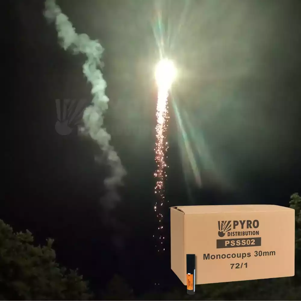 Carton de monocoups queue de tigre verte 