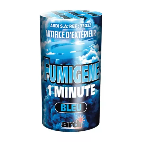 Fumigène bleu 1min