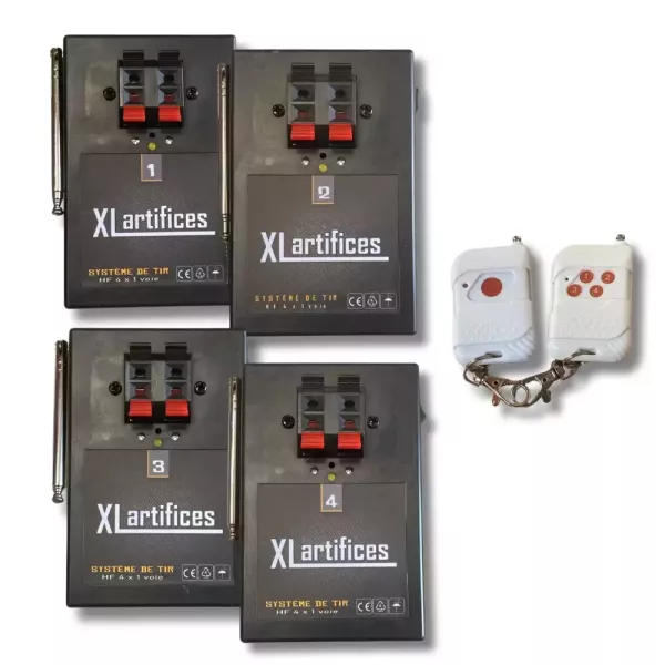 Système de tir 4 x 2 voies 