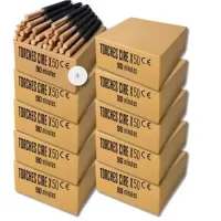 10 cartons torches cire - 90min x 50 