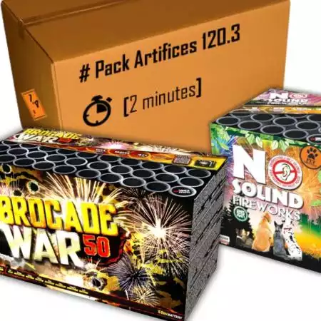 Feu d'artifice Pack artifices 120.3 nb