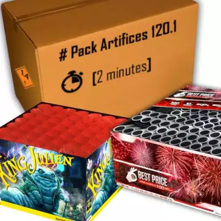 Feu d'artifice Pack artifices 120.1 km