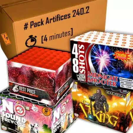 Feu d'artifice Pack artifices 240.2 mnbv