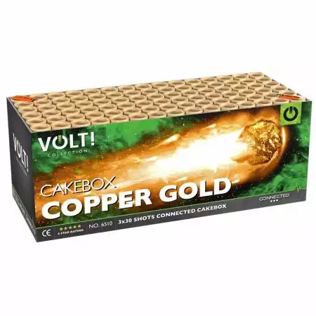 Feu d'artifice Copper gold 