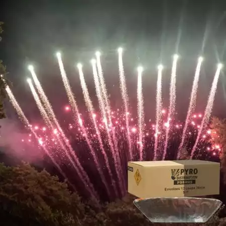 Envolée 13 coups queue de tigre verte strobe rouge