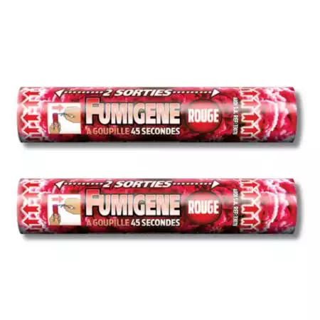 Feu d'artifice Fumignes rouges  goupille