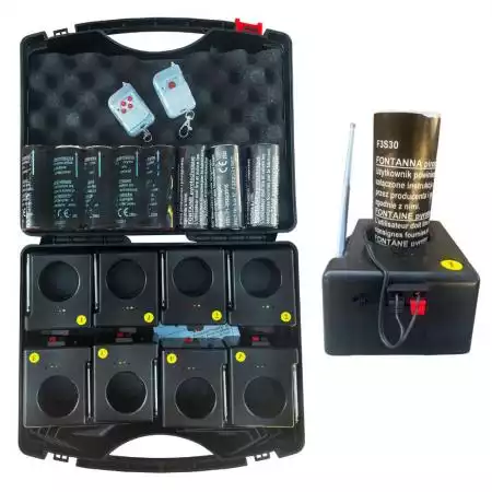 Fontaines de scène 5 jets 3 mètres