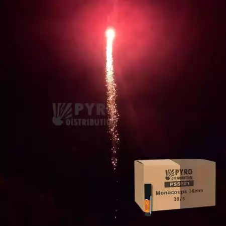 Carton de monocoups queue de tigre rouge 