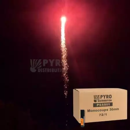 Demi carton de monocoups queue de tigre rouge 