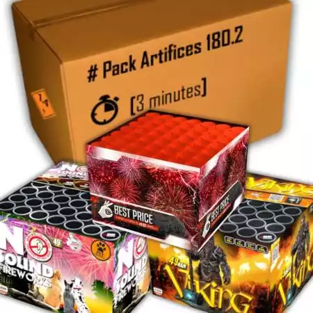 Feu d'artifice Pack artifices 180.2 nbv