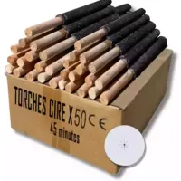 Torches cire - 45 min x50