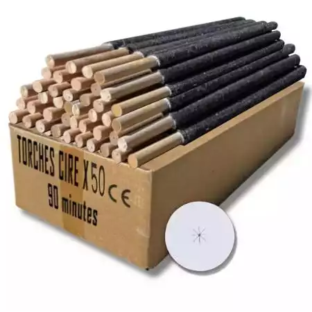 Torches cire - 45 min x50