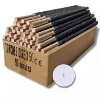 Torches cire - 90 min x 50